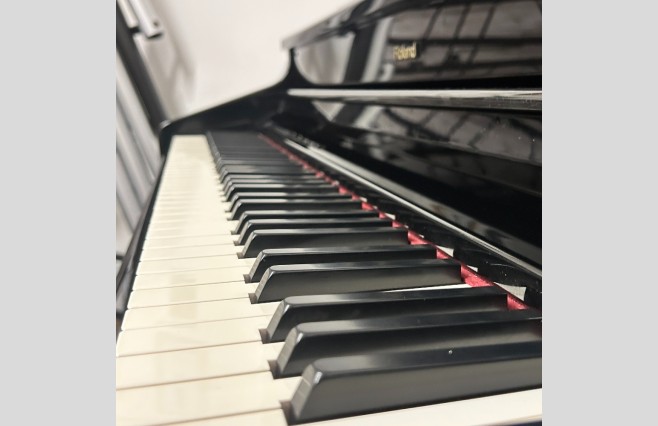 Roland HP737 Polished Ebony Digital Grand Piano, Used - Complete Package (SN:ZOGO174) - Image 7